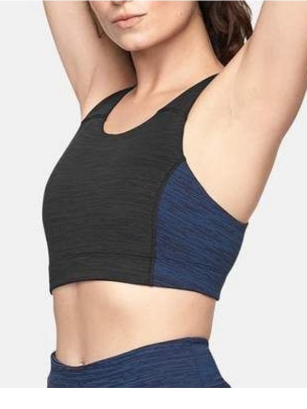 Two XS Outdoor Voices cross back sports bra